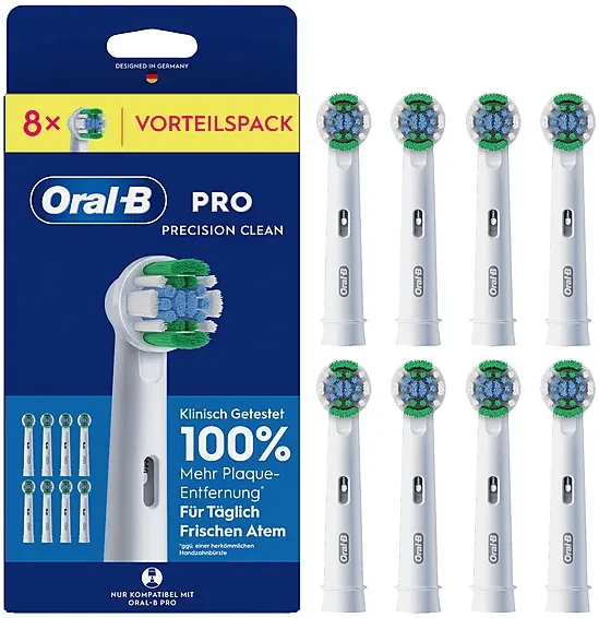 Oral-B Pro Precision Clean Ersatzbürste, 8 Stück