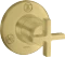 Hansgrohe Axor Citterio Ab- und Umstellventil Trio/ Quattro Unterputz mit Kreuzgriff brushed brass Vorschaubild