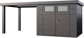 Telluria Classico 2724 Gerätehaus inkl. Anbau 2.84m links anthrazit