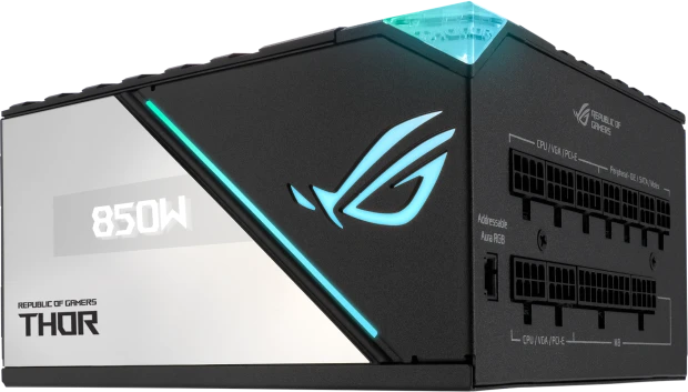 ASUS ROG Thor Platinum II, ROG-THOR-850P2-GAMING, 850W, ATX 2.4, mit 16-Pin PCIe 5.0 Kabel