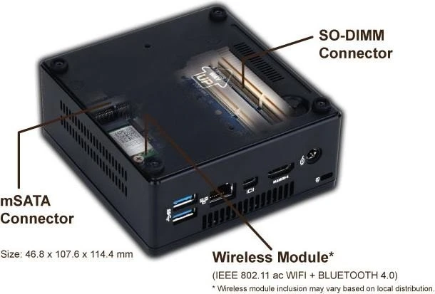 GIGABYTE Brix GB-BXCEH-3205