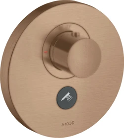 Hansgrohe Axor ShowerSelect rund Thermostat HighFlow mit 2 Ventilen brushed red gold