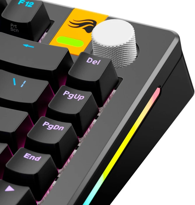 Glorious Gaming Rotary Knob für GMMK 3 PRO Tastatur und GMMK Numpads, Aluminium, Matte White, weiß, 1 Taste