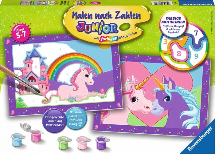 Ravensburger Malen nach Zahlen Bunte Einhornwelt