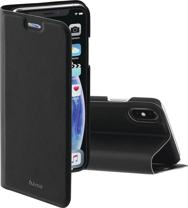 Hama Booklet Slim Pro für Apple iPhone X/XS schwarz
