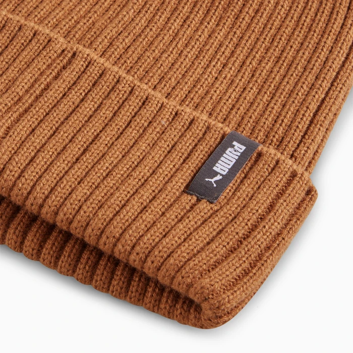 Puma Klassischer mit Umschlag Beanie caramel latte