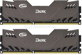 TeamGroup Dark grau UDIMM 8GB Kit, DDR3-1600, CL9-9-9-24