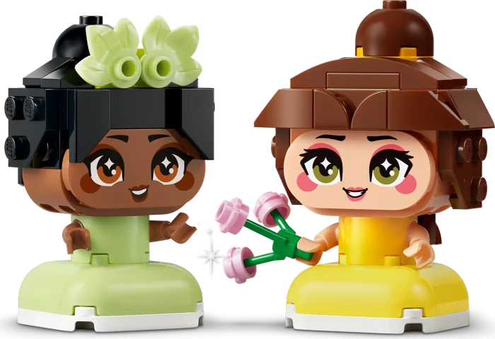 LEGO Disney - Die Mini-Prinzessinnen Belle und Tiana mit ihrem Schloss