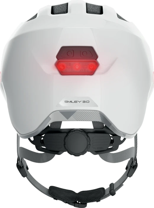ABUS Smiley 3.0 ACE LED Kinderhelm shiny white