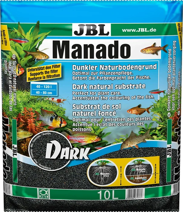 JBL Manado Dark Naturbodengrund für Süßwasser Aquarien