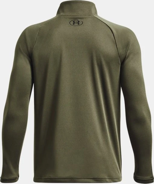 Under Armour Tech 2.0 Zip Funktionsshirt langarm marine od green/black (Junior)