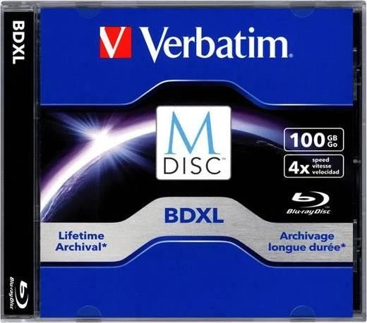 Verbatim M-DISC BD-R XL 100GB, 4x, 1er Jewelcase
