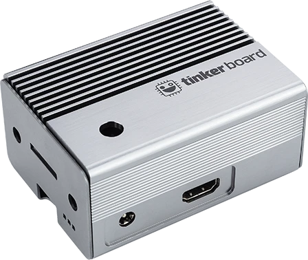 ASUS Aluminium Fanless Case für Raspberry Pi, Asus Tinker Board 2/Board 2S, metallisch-grau