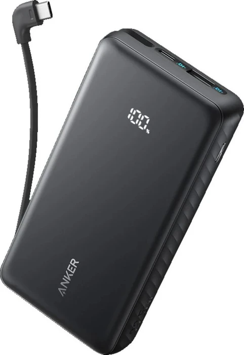 Anker Zolo Power Bank (20K, 22.5W, Built-In USB-C Cable)