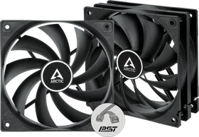 ARCTIC F12 PWM PST schwarz, 120mm, 3er-Pack (ACFAN00259A)