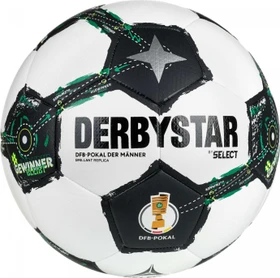 Derbystar DFB-Pokal Brillant Replica Herren 2025/2026 Fußball weiß/schwarz/grün
