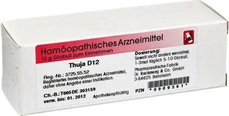 Dr.Reckeweg Thuja D12 Globuli ab  6,17 (2026) | Preisvergleich Geizhals  Deutschland