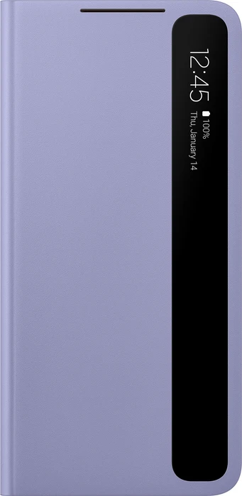 Samsung Clear View Cover für Galaxy S21+ violett