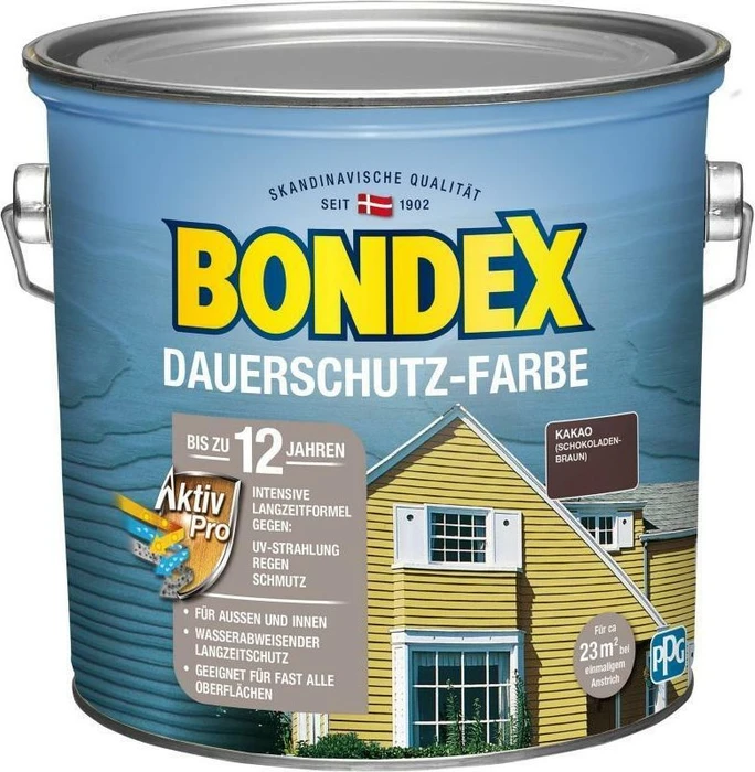 Bondex Dauerschutz-Farbe Holzschutzmittel, 2.5l