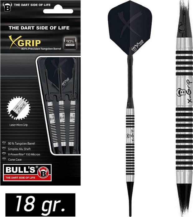 Bull's Softdart Pro X-Grip X5 Dartpfeil 18g