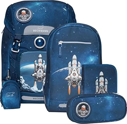 Beckmann Classic Space Mission Schulrucksack-Set, 6-tlg.