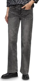 Street One Wide Leg Jeans mid grey washed (Damen)
