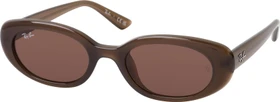Ray-Ban RB4441D Bio-Based matte opal brown/dark brown