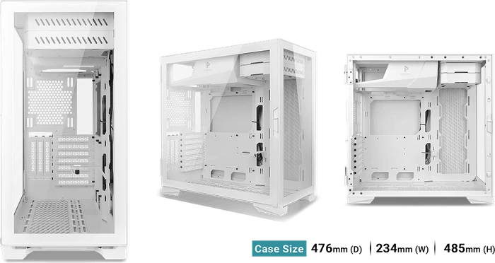 Antec P120 Crystal, weiß, Glasfenster