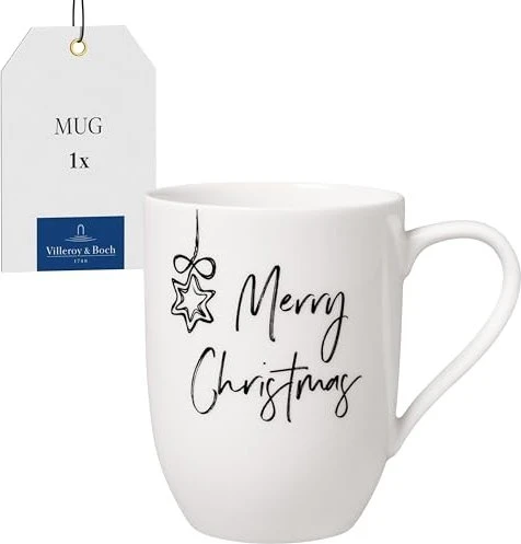 Villeroy & Boch Statement Becher mit Henkel Merry Christmas 290ml