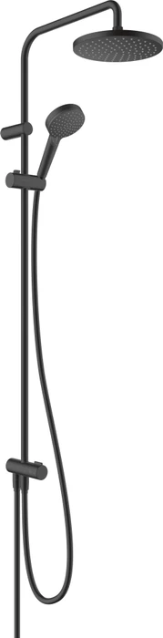 Hansgrohe Vernis Blend Showerpipe 200 1jet Reno Duschsystem mattschwarz
