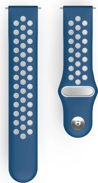 Hama Ersatzarmband Sport für Fitbit Versa 2 blau/grau