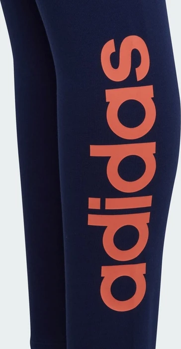 adidas Essentials Linear Logo Cotton Hose lang dark blue/semi coral fusion (Junior)