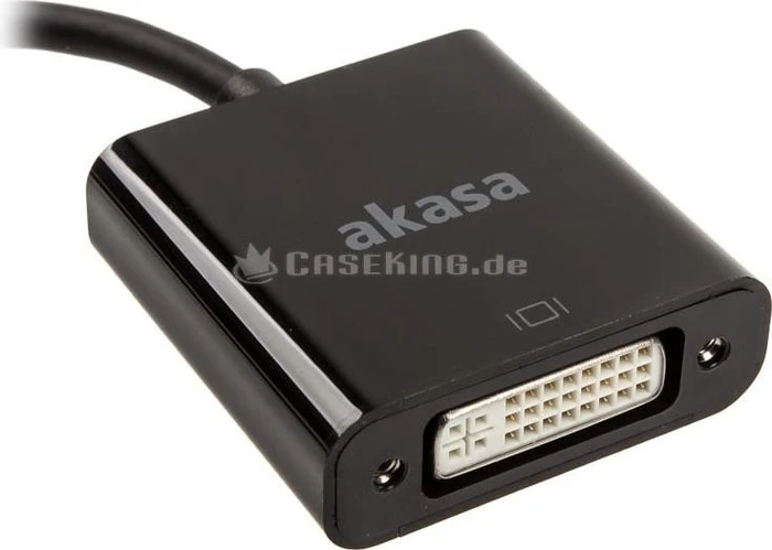Akasa USB-C auf DVI Adapter schwarz