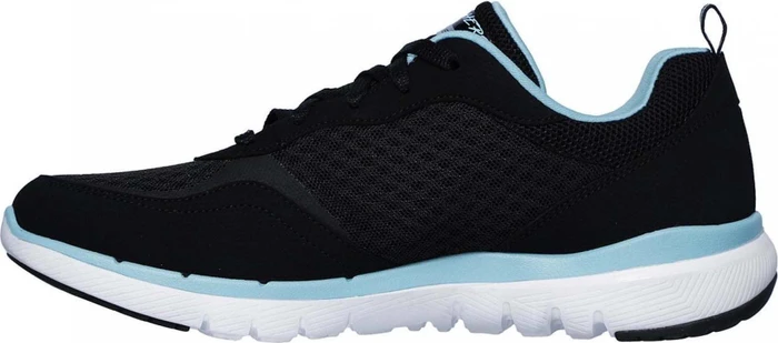 Skechers Flex Appeal 3.0 Go Forward schwarz/türkis (Damen)