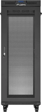 Lanberg 19" Rackschrank 32HE, LCD, freistehend, Flat Pack, Gitternetztür, IP20, RAL 9004, 1000mm tief