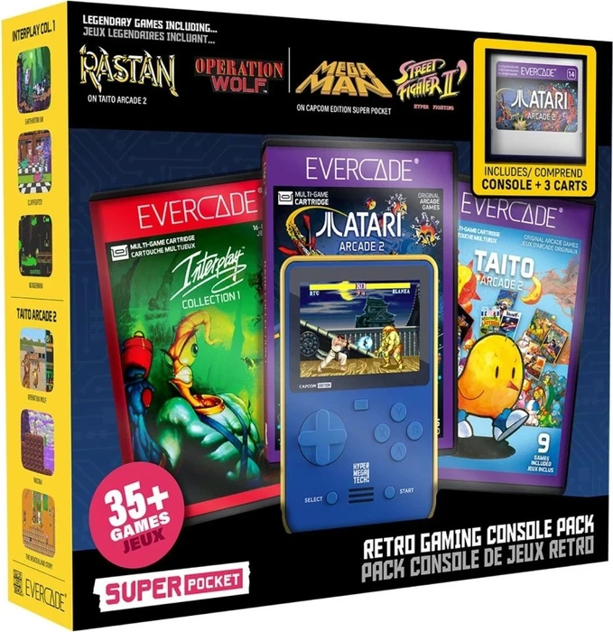 Blaze Entertainment Super Pocket Konsole Capcom Starter Bundle 2