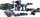 Makita DK0128G601 Combo Kit Akku-Maschinenset inkl. Tasche + 2 Akkus 4.0Ah
