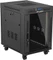 Lanberg 19" Rackschrank 15HE, LCD, freistehend, Flat Pack, V2, Glastür, IP20, RAL 9004, 800mm tief Vorschaubild