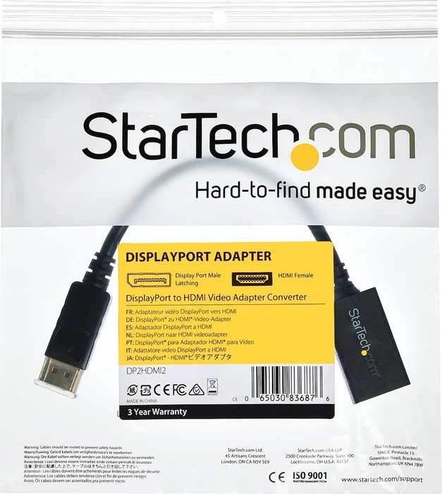 StarTech DisplayPort auf HDMI Adapterkabel