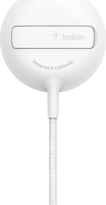 Belkin BoostCharge Pro tragbares drahtloses Ladepad mit MagSafe 15W weiß