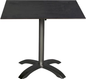 acamp Acaplan HPL Gartentisch 80x80cm anthrazit/cemento anthracite