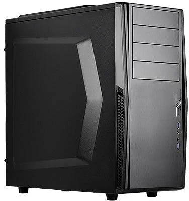 SilverStone Precision PS10 schwarz, schallgedämmt