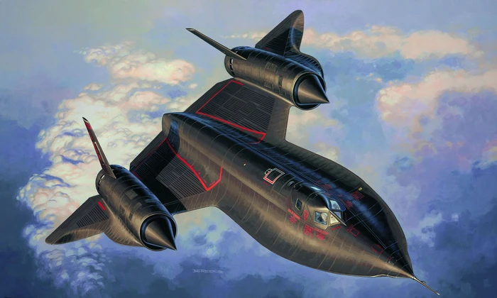 Revell Lockheed SR-71 Blackbird easy-click-system