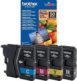 Brother Tinte LC985 Value Pack 50 Blatt