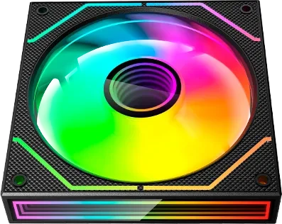 Mars Gaming MF-3D Pro Kit, schwarz, LED-Steuerung, Fernbedienung, Lüftersteuerung, 120mm, 3er-Pack