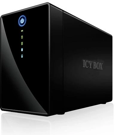 RaidSonic Icy Box IB-NAS5520, 32MB RAM, 1x RJ-45 1000Base-T, 1x USB-A 3.0