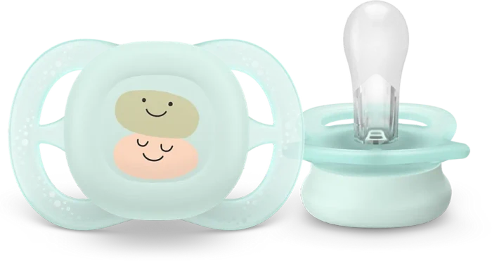 Philips Avent SCF075/06 ultra start Beruhigungsschnuller, 0-2M, Silikon, 4 Stück