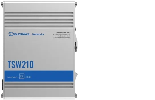 Teltonika TSW Industrial Railmount Gigabit Switch, 8x RJ-45, 2x SFP