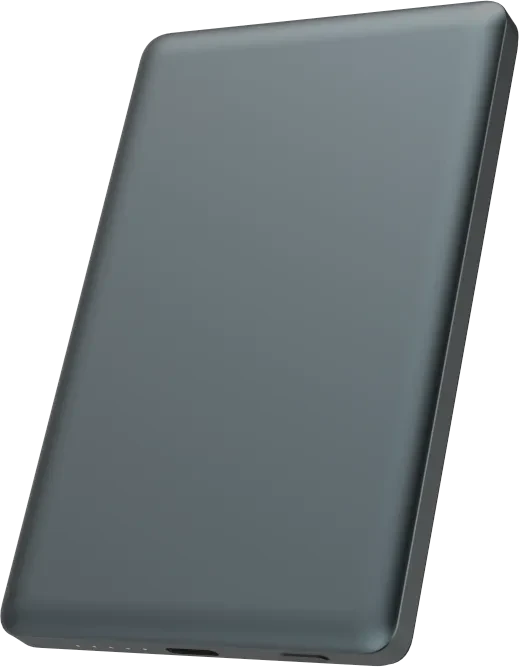 Felixx Premium Powerbank Ultraslim 5000mAh grau