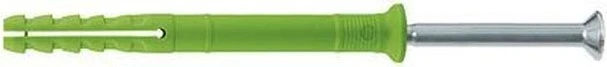 fischer N Green 6x60/30 S K (15) Nageldübel Schrauben/Dübel-Sortiment, 5 Stück